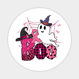Boo - Halloween Breast Cancer Survivor Gift Shirt Magnet